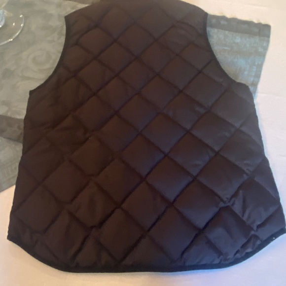 J Crew Down Vest, Size Large, Black - Picture 2 of 4